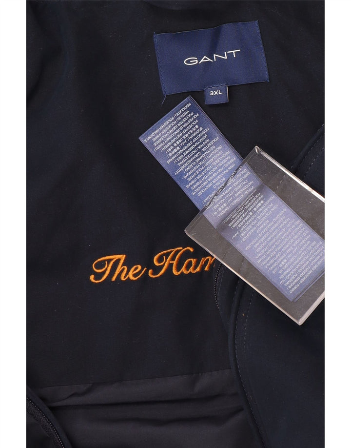 GANT Veste Bomber Homme UK 46 3XL Bleu Marine Polyester