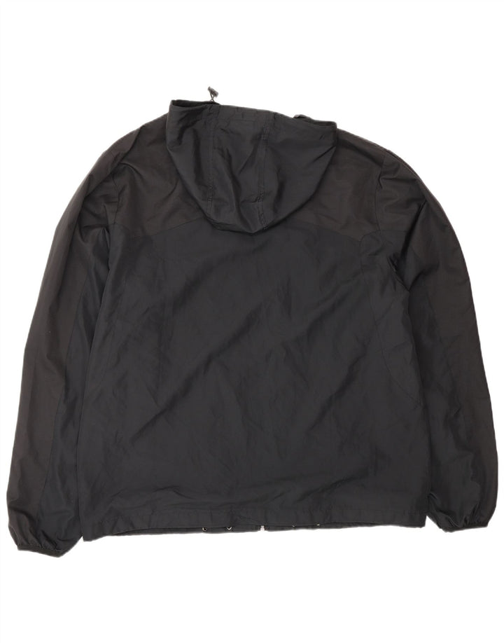 UMBRO Veste de survêtement à capuche pour homme XL Noir Polyester