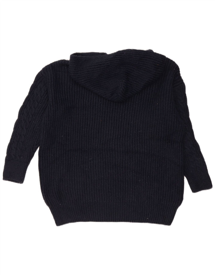 Marks & Spencer Pull surdimensionné pour femme UK 14 Bleu marine moyen