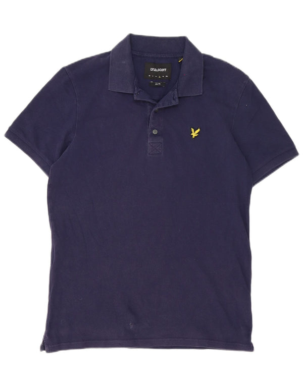 Lyle & Scott Polo Slim Fit pour Homme en Coton Bleu Marine Large