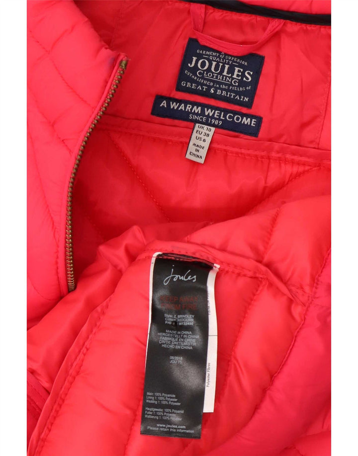Joules Gilet rembourré pour femme UK 10 Small Rose Polyamide