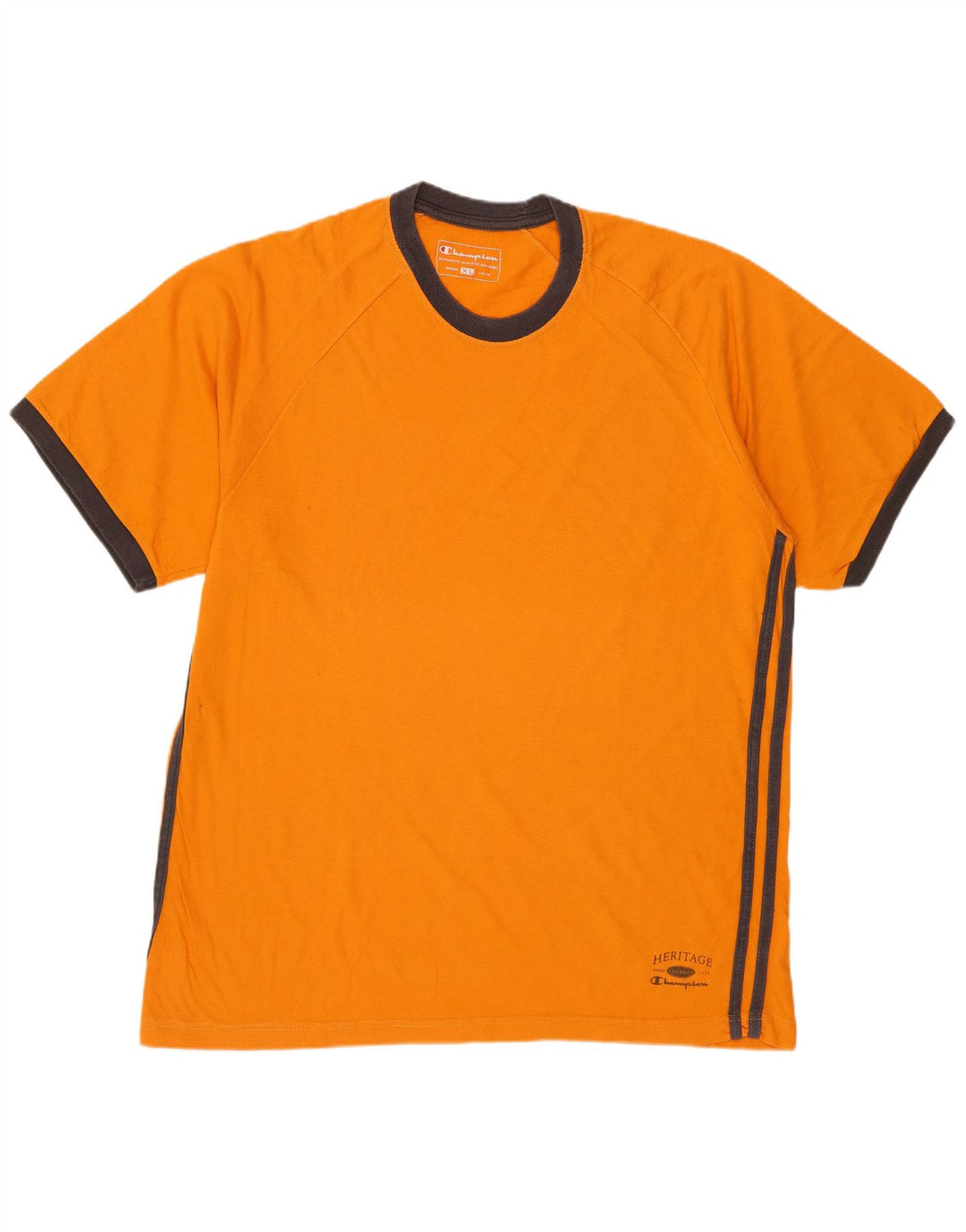 CHAMPION T-Shirt Heritage Classics Homme Orange Coton XL