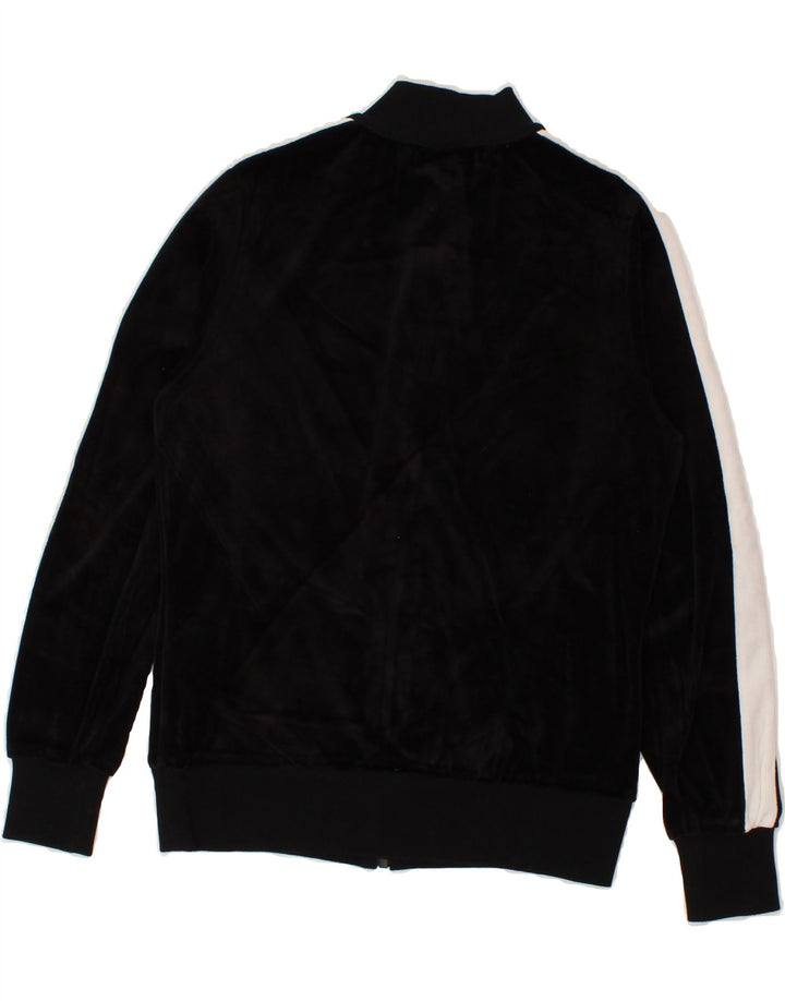COLMAR Womens Tracksuit Top Jacket UK 10 Small Black Colourblock Cotton Vintage Colmar and Second-Hand Colmar from Messina Hembry 