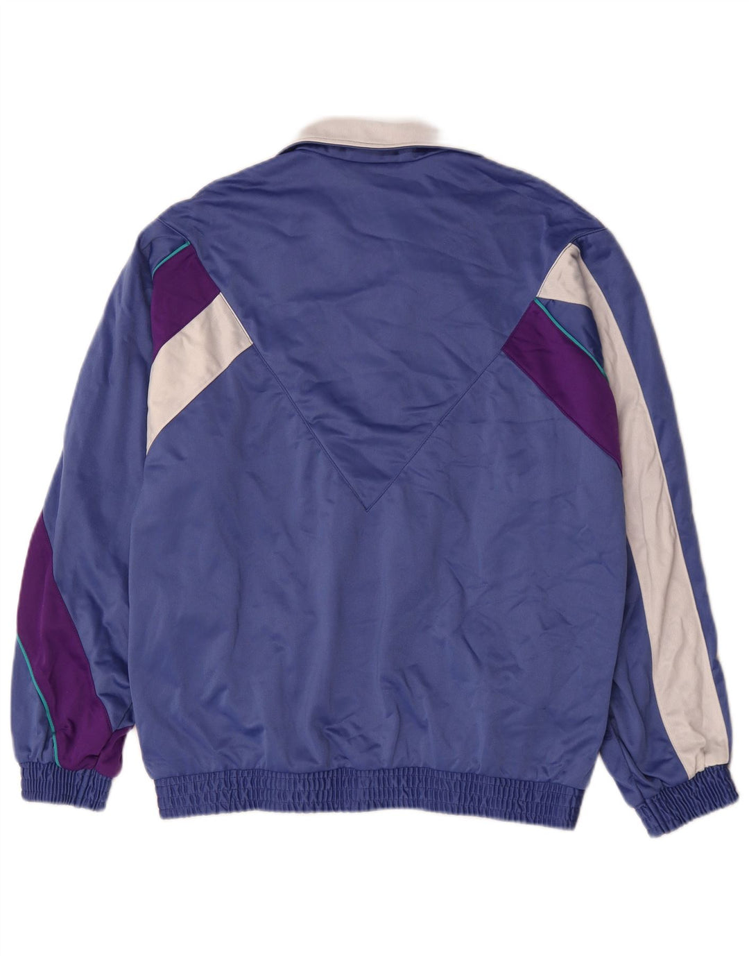 Lotto Veste de survêtement pour homme Large Bleu Colorblock Polyester