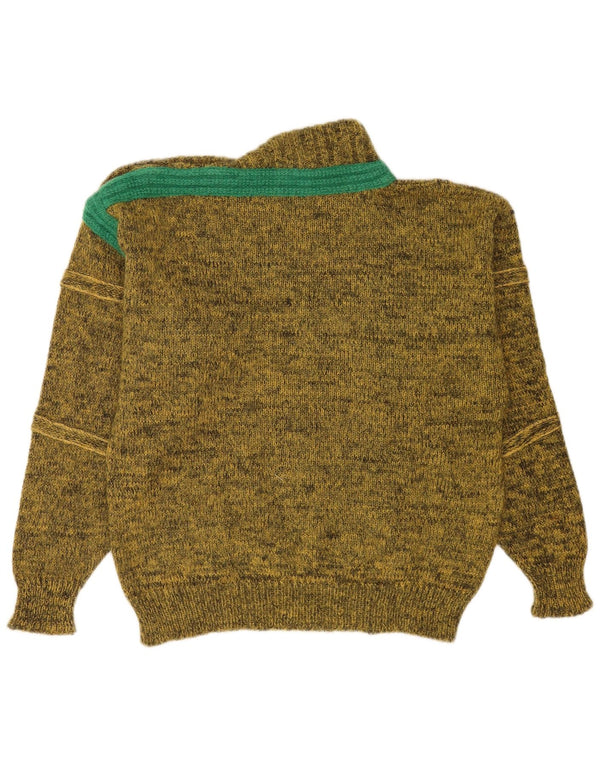 Bluster Pull col roulé pour femme EU 46 XL Kaki Moucheté Mohair