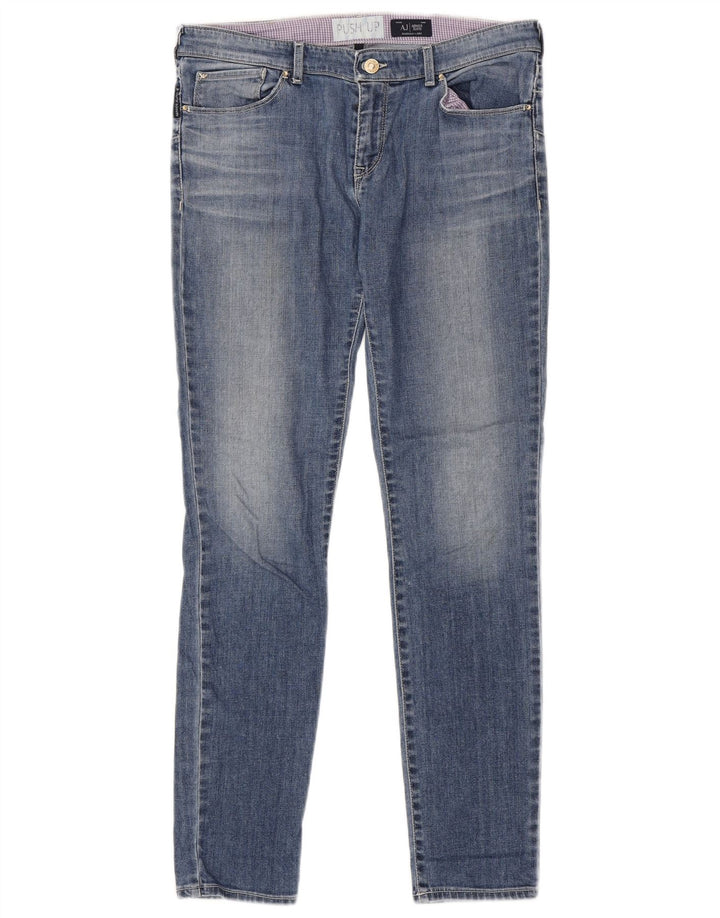ARMANI Femme Jean Skinny W30 L30 Bleu Coton