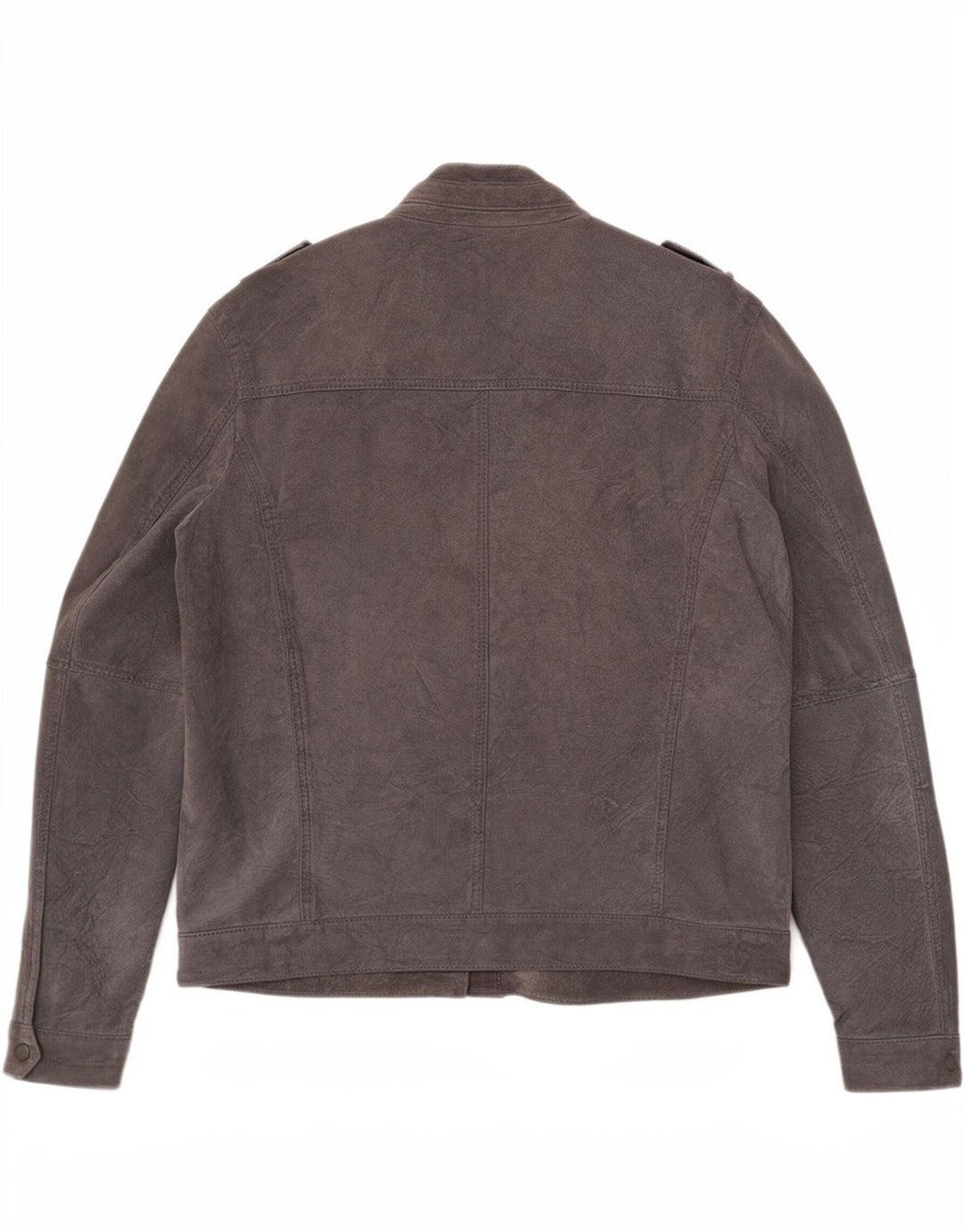 Conbipel Veste en Cuir Militaire Homme IT 52 Grand Cuir Gris