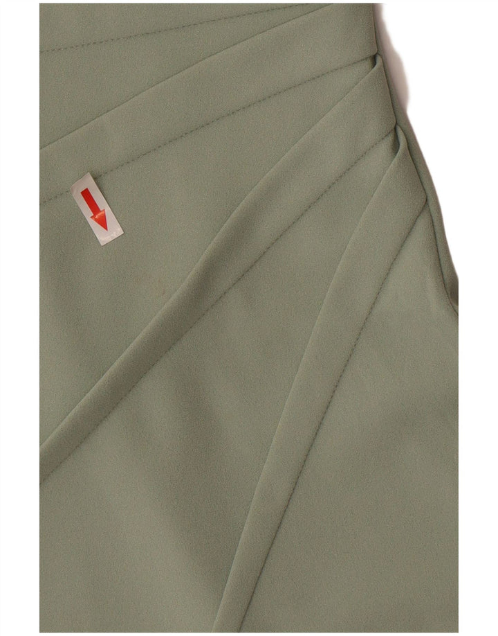 Calvin Klein Robe moulante sans manches pour femme UK 12 Vert moyen Polyester