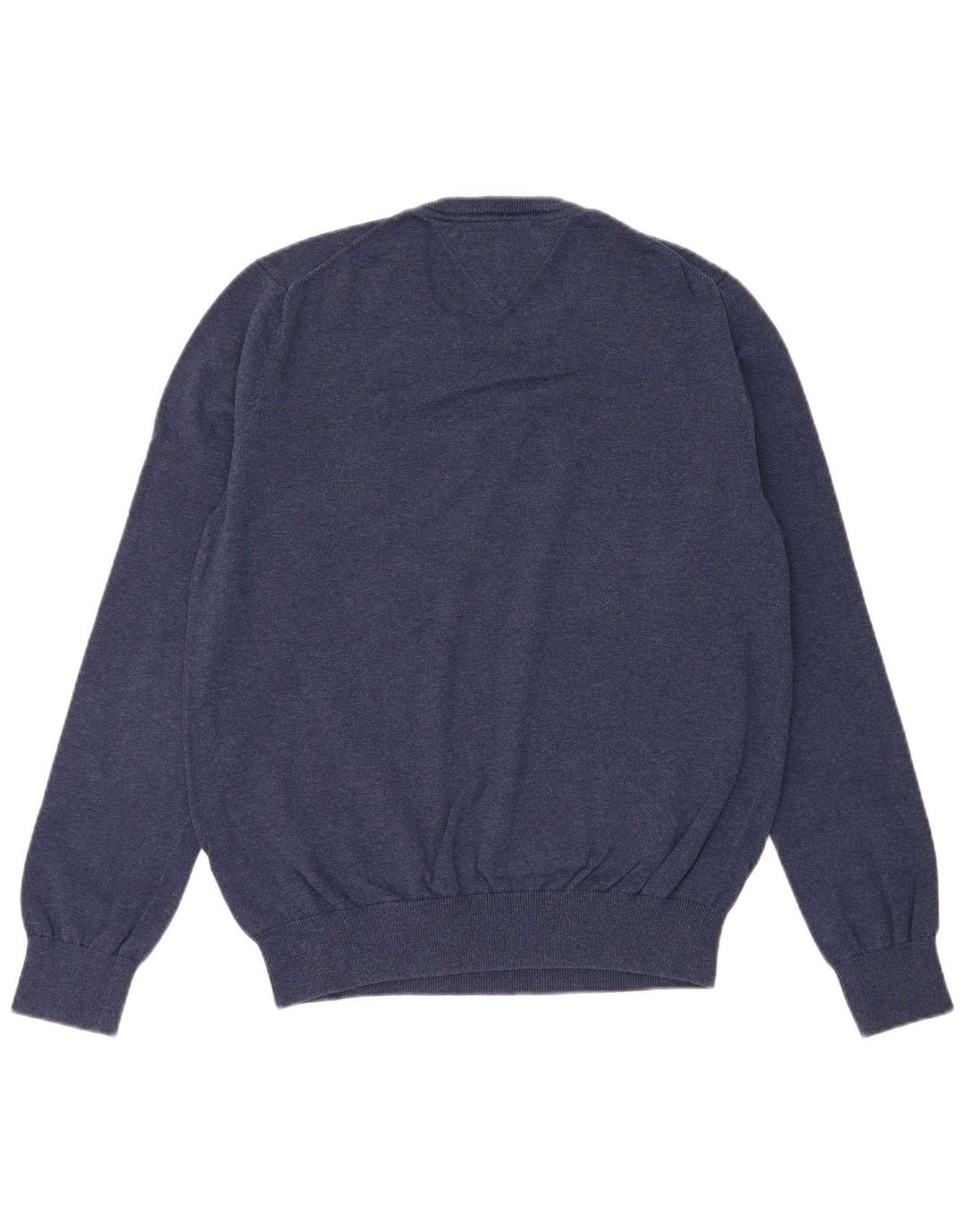 Tommy Hilfiger Pull à col rond pour homme en coton bleu marine moyen