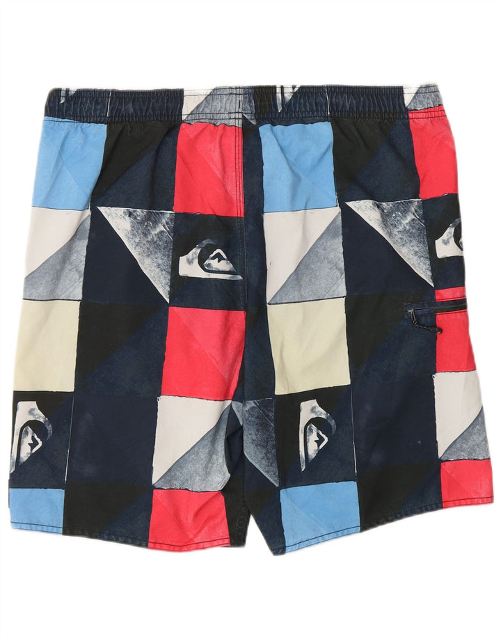 QUIKSILVER Short de Bain Graphique Homme Moyen Multicolore Géométrique