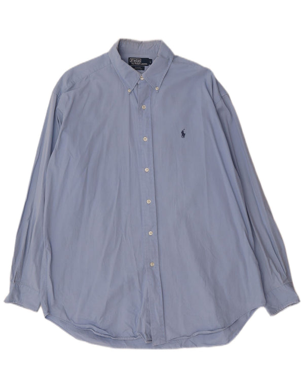 Polo Ralph Lauren Chemise ample Blake pour homme en coton bleu moyen