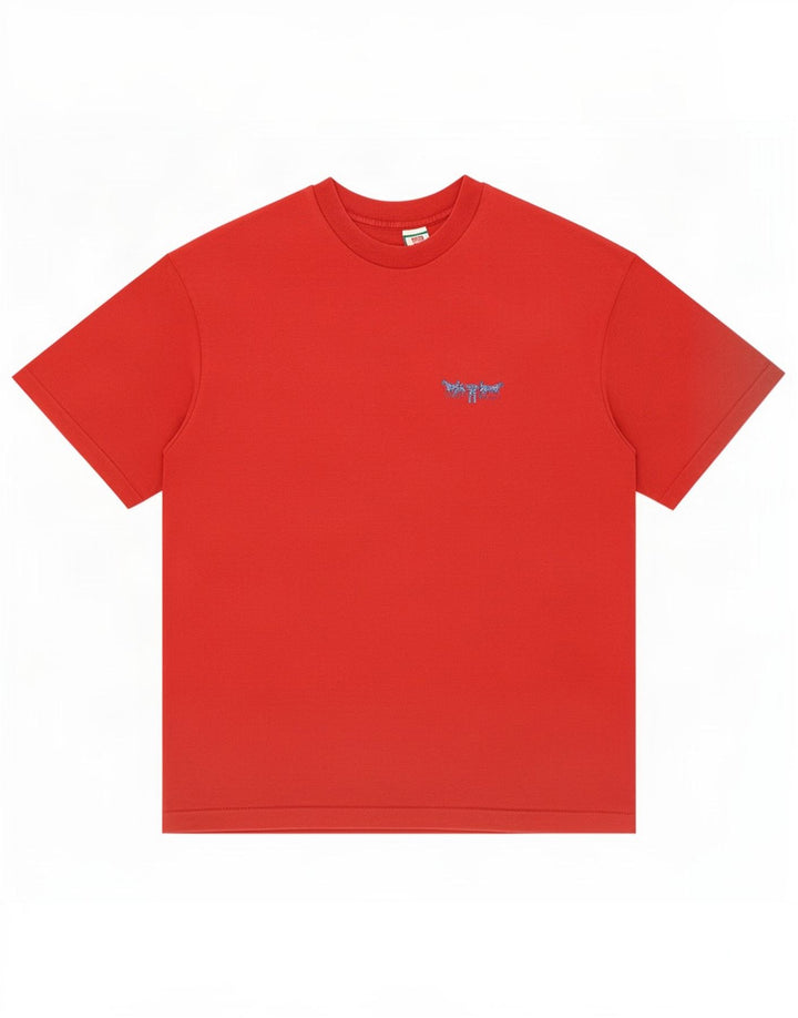 Levi's T-Shirt Graphique Homme Rouge Large Coton