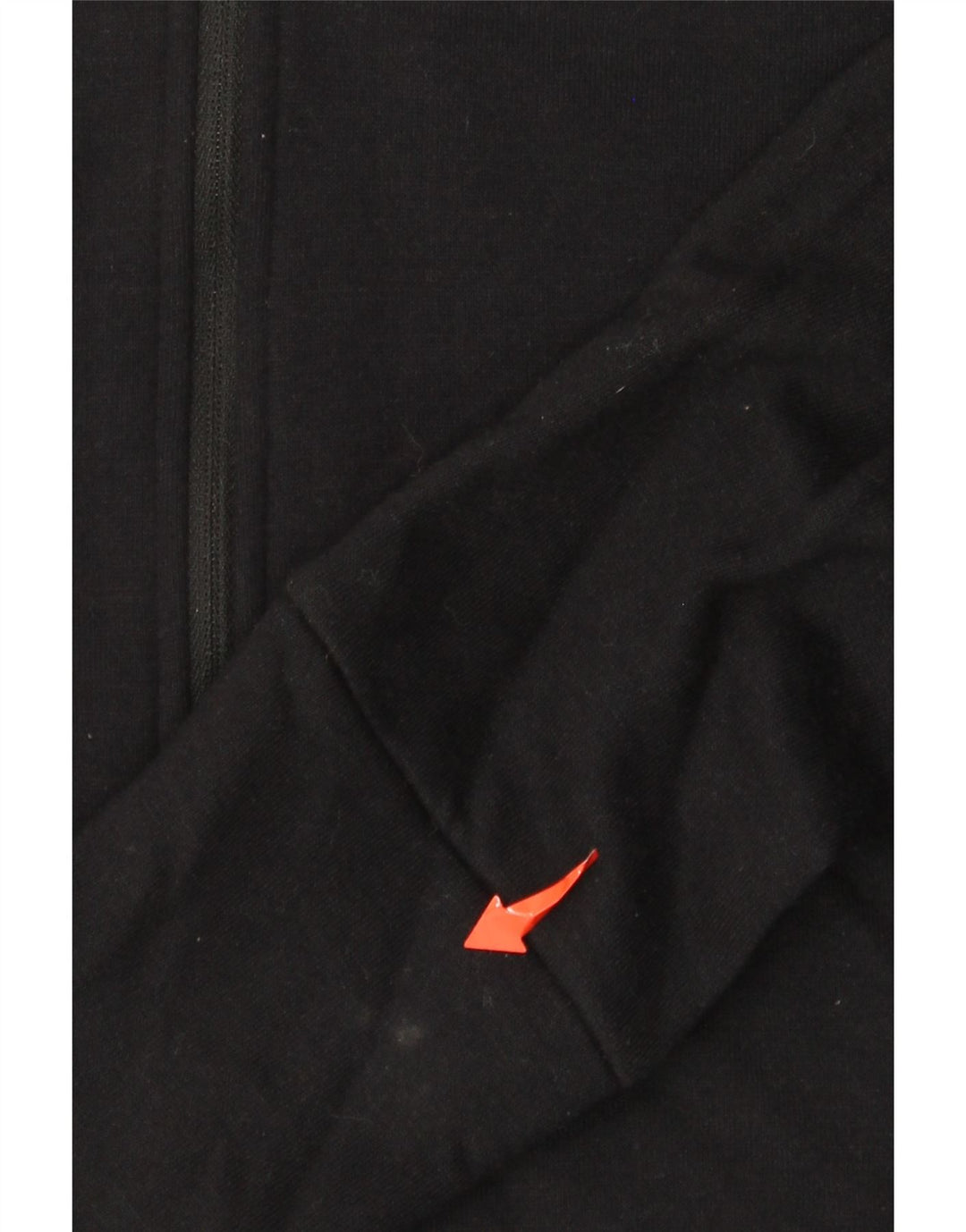 NIKE Pull à capuche zippé surdimensionné Dri Fit pour femme UK 10 Petit Noir