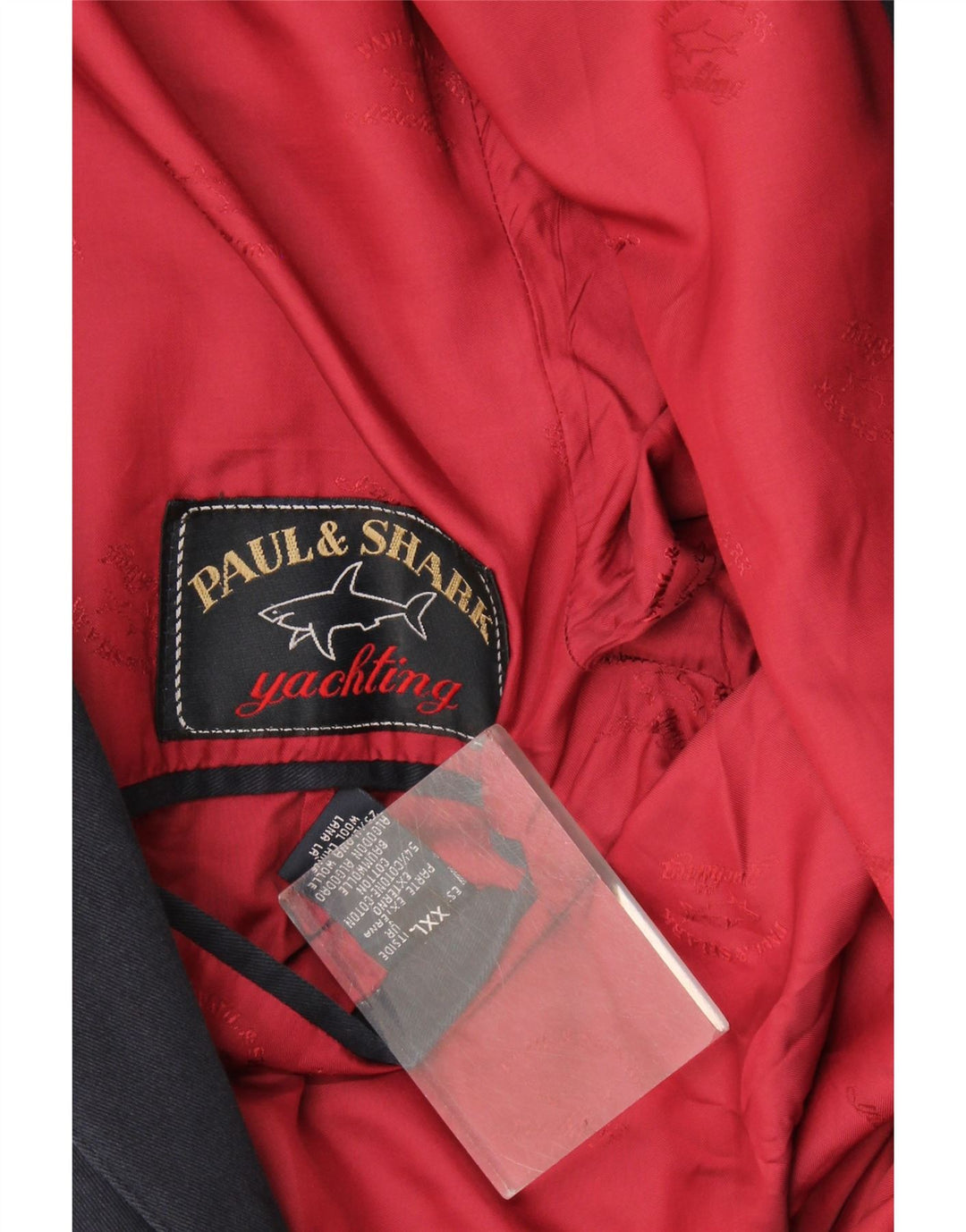 Paul & Shark Veste Blazer 2 Boutons Homme UK 44 2XL Bleu Marine Coton