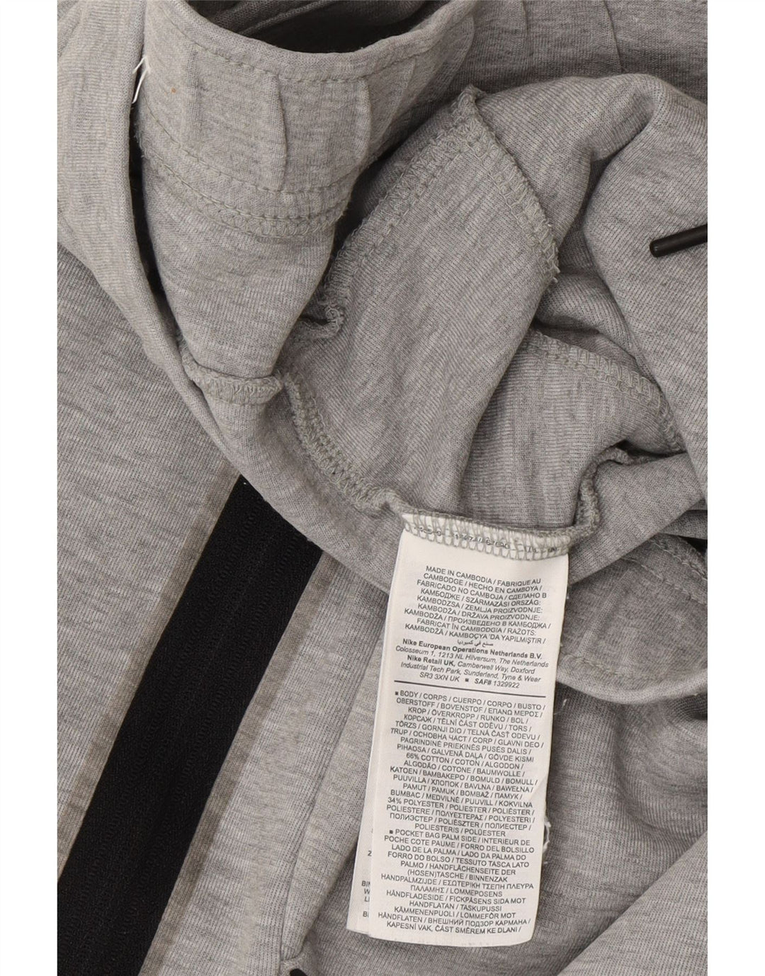 Nike Pantalon de survêtement pour homme en coton gris moyen
