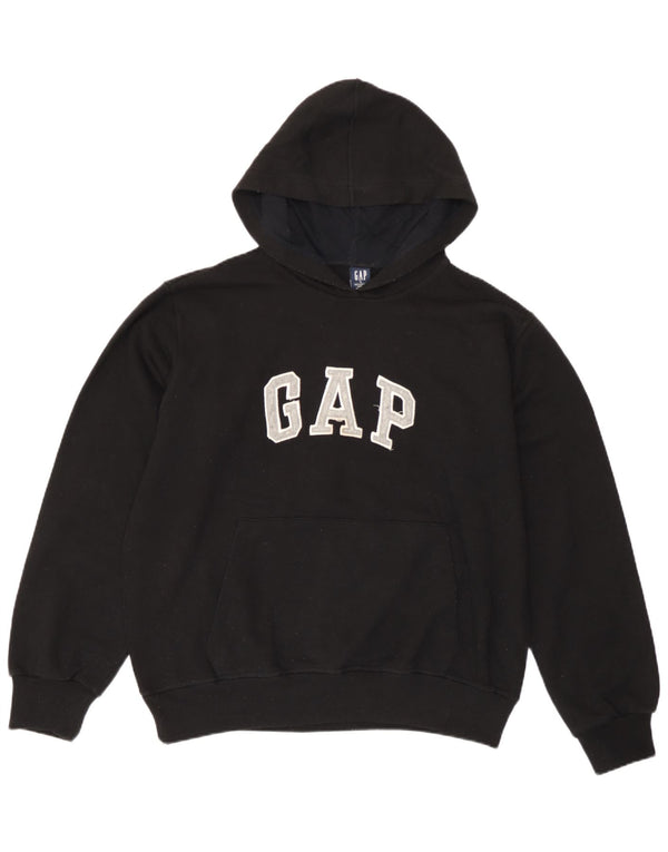Gap Pull à capuche surdimensionné graphique pour femme UK 16 Grand coton noir