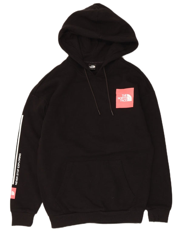 The North Face Pull à capuche graphique pour femme UK 10 Petit coton noir