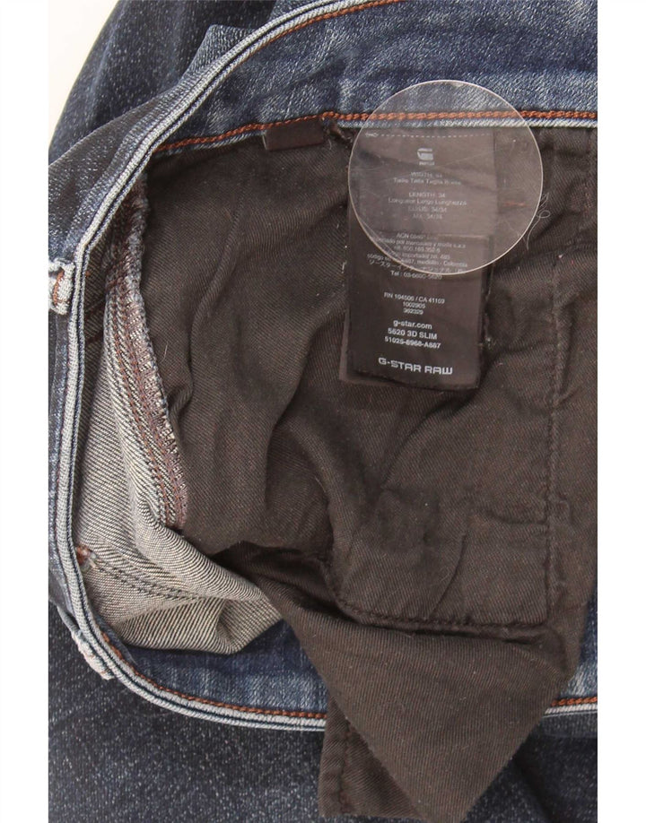 G-Star Jean Slim Homme W34 L34 Bleu Marine Coton