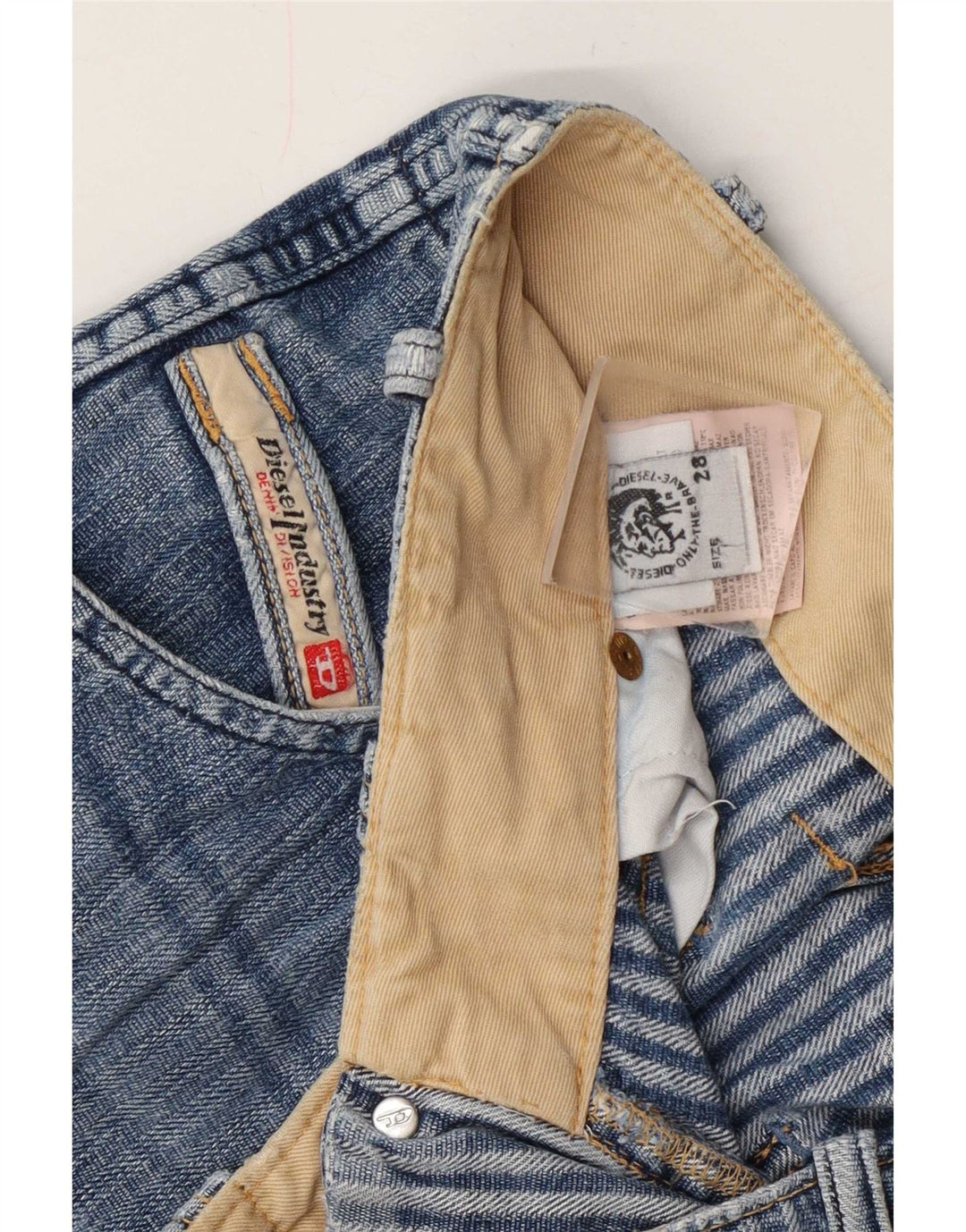 Jean Bootcut Femme Diesel W28 L34 Bleu Coton