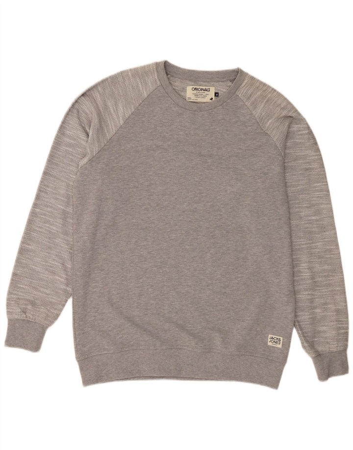 Jack & Jones Sweat-Shirt Homme XL Gris Moucheté Polyester