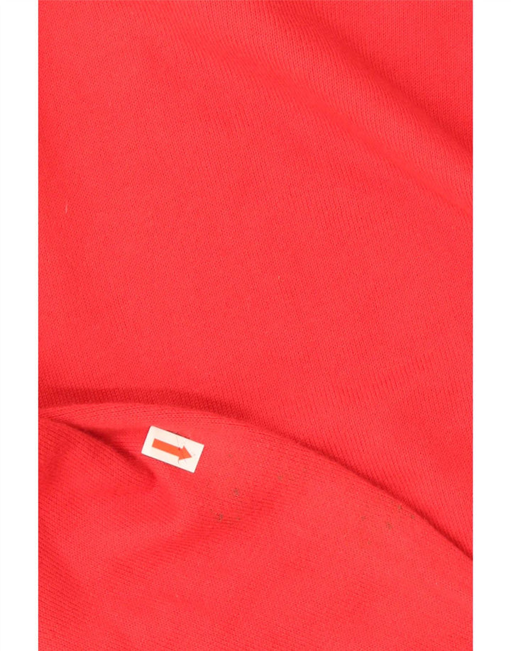 Trussardi Jeans Pull Col V Pull Rouge Moyen Coton Homme