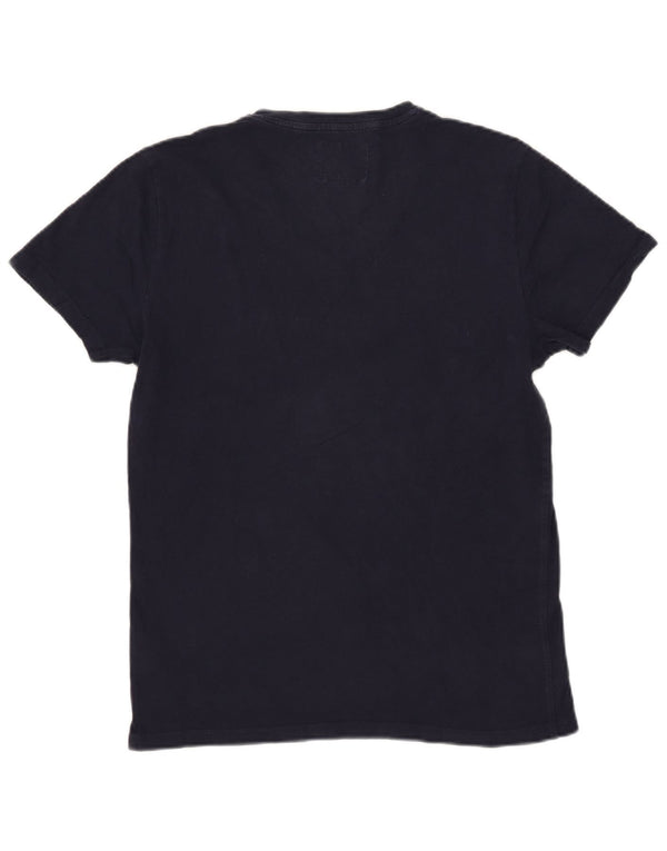 Superdry T-Shirt Homme Bleu Marine Moyen Coton
