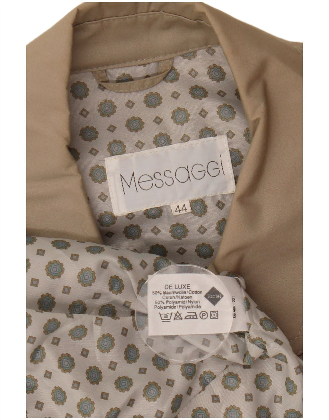 imperméable surdimensionné femme vintage EU 44 XL Coton Beige