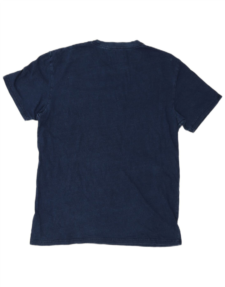 SUPERDRY T-Shirt Homme Top Large Bleu Marine Coton