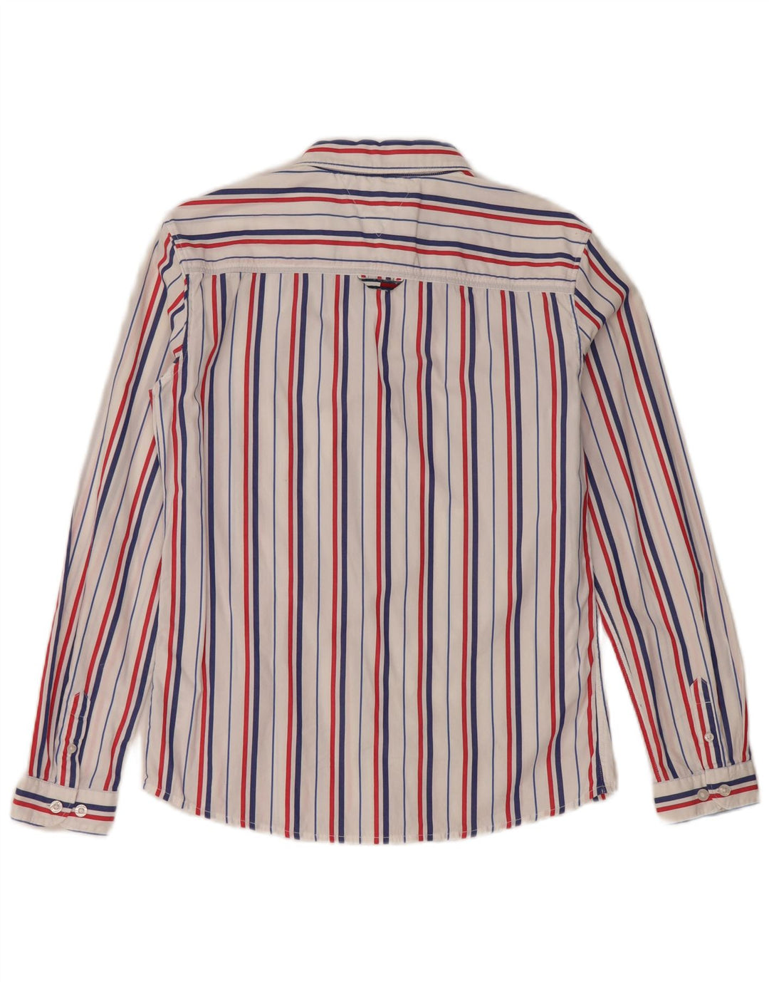 TOMMY HILFIGER Chemise garçon 13-14 ans Coton à fines rayures blanc