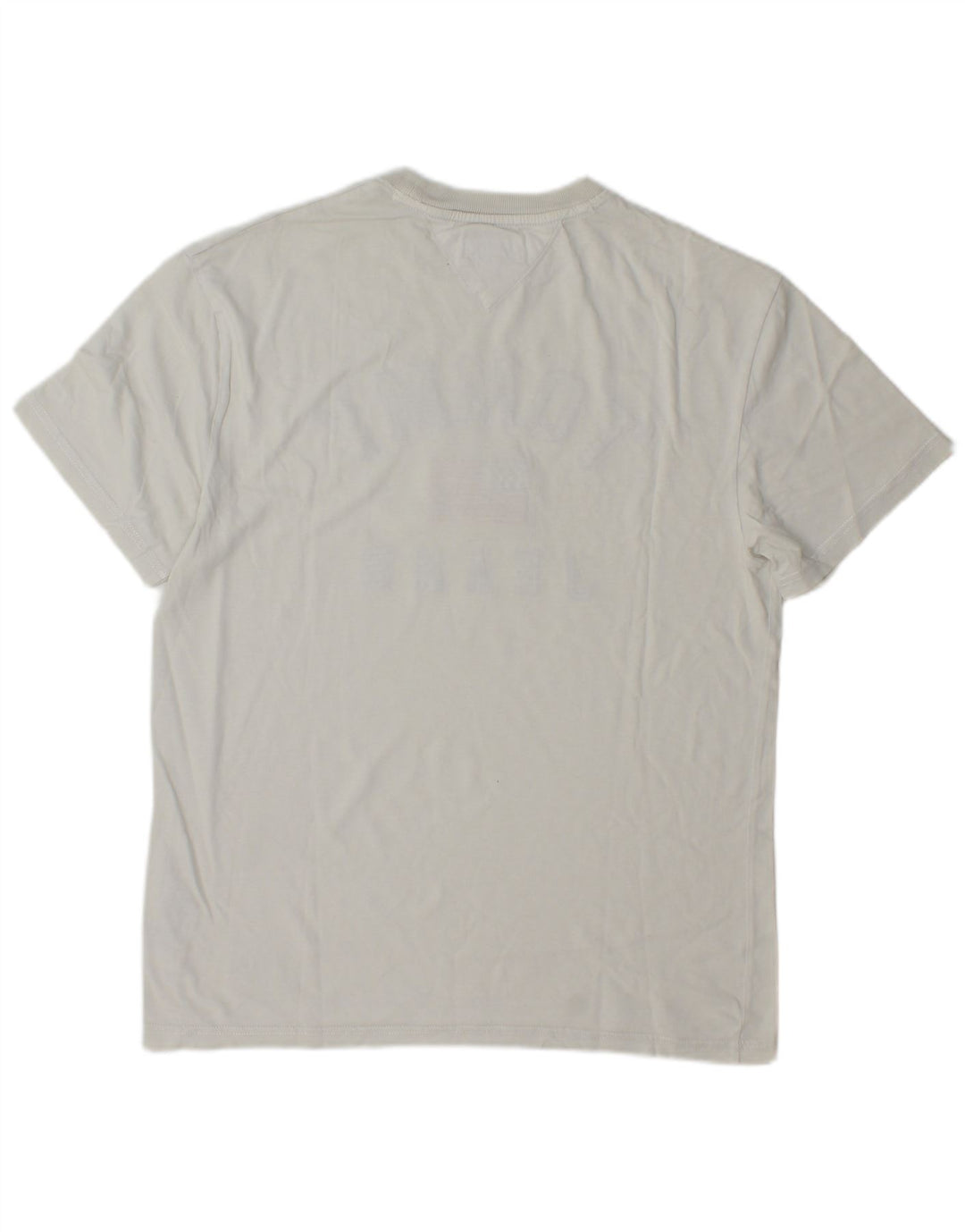 Tommy Hilfiger T-Shirt Graphique Homme Blanc Moyen Coton