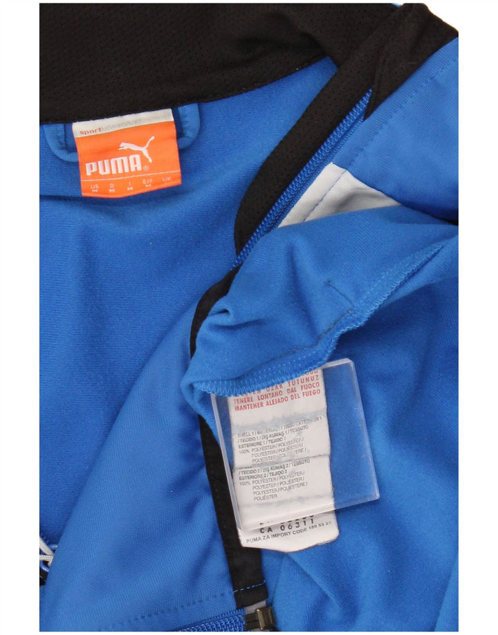 Puma Veste de Survêtement Homme Bleu Moyen Polyester Colorblock