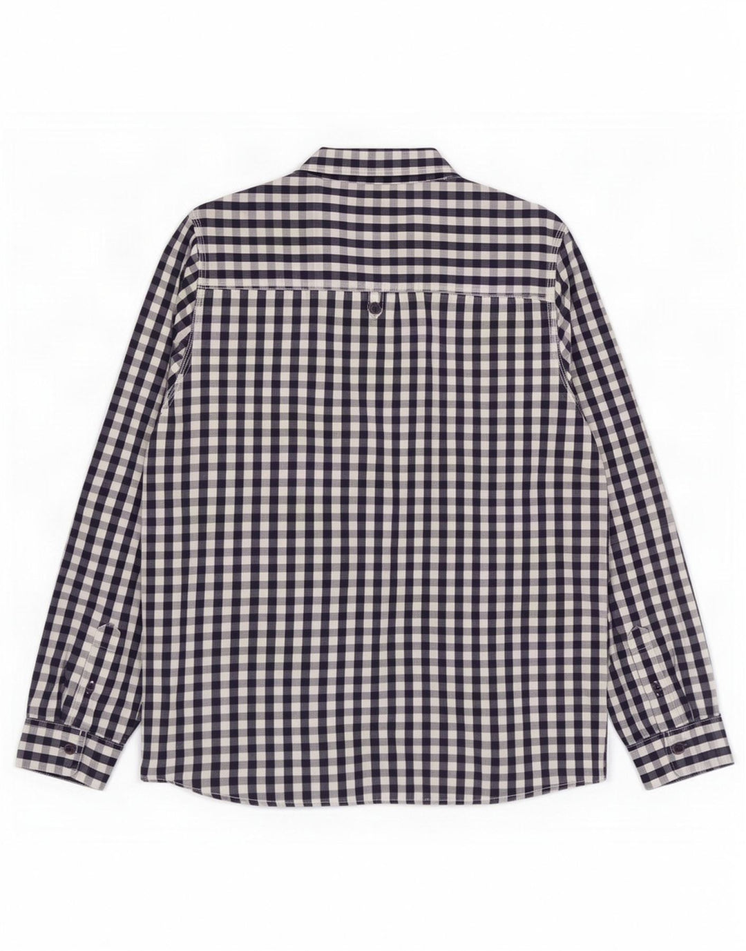 Weird Fish Chemise Homme XL Bleu Marine Vichy Coton