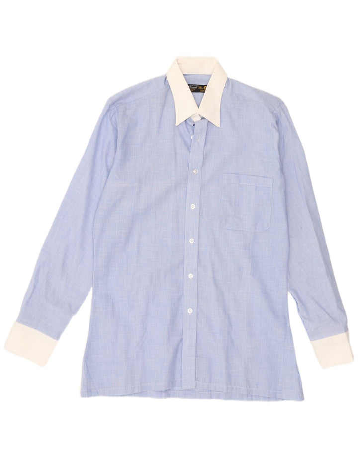 St. Chemise homme Bernard taille 15 38 bleu moyen Polyester