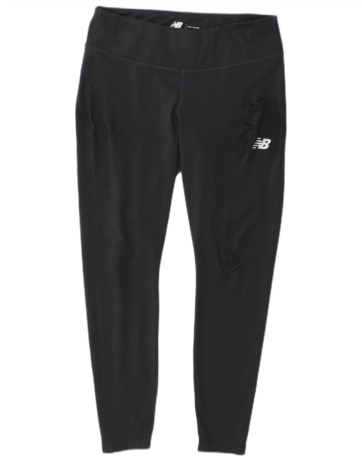 New Balance Leggings Femme UK 14 Large Noir Polyester