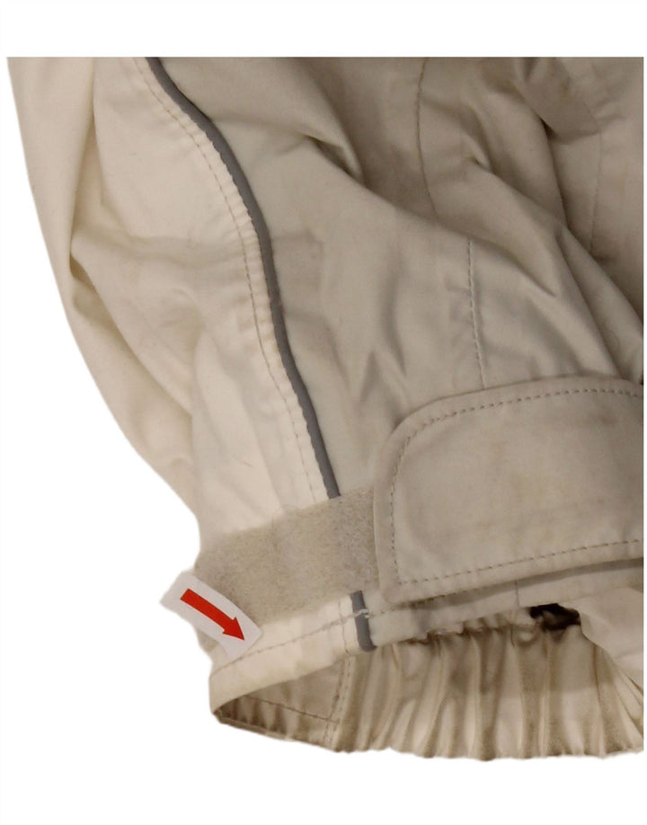 COLUMBIA Veste coupe-vent Titanium pour femme UK 16 Large Blanc Colorblock