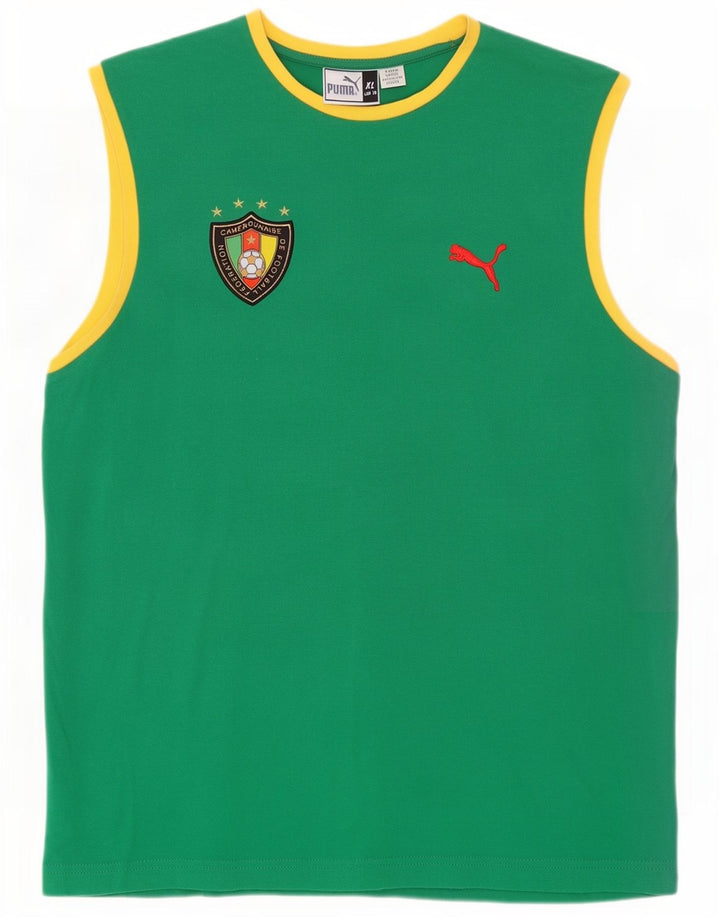 Puma Débardeur Graphic Homme XL Vert Coton
