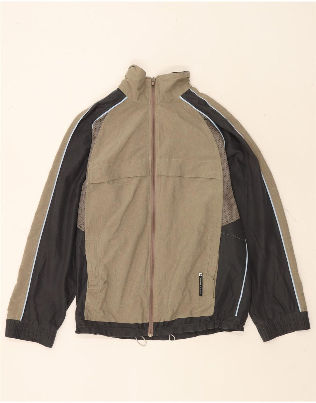 Lotto Veste de survêtement pour homme UK 38/40 Gris moyen Colorblock Polyester