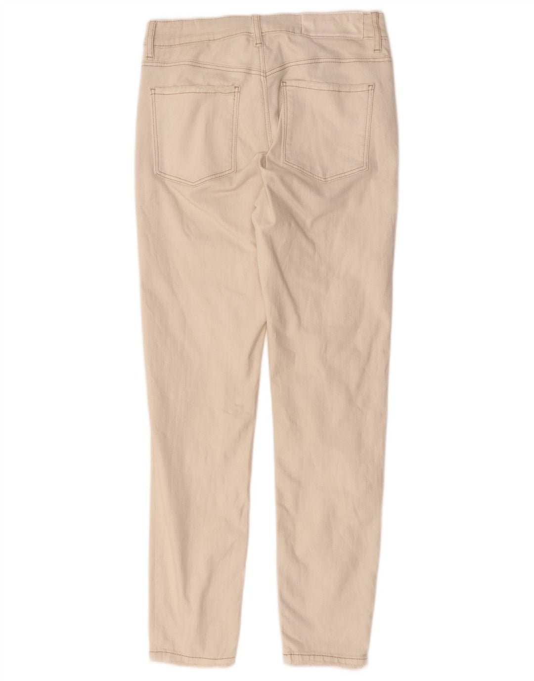 DESIGUAL Jean Slim Femme W28 L27 Blanc Cassé Coton