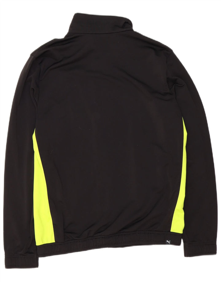 Puma Veste de Survêtement Graphique Homme Petit Noir Polyester Colorblock