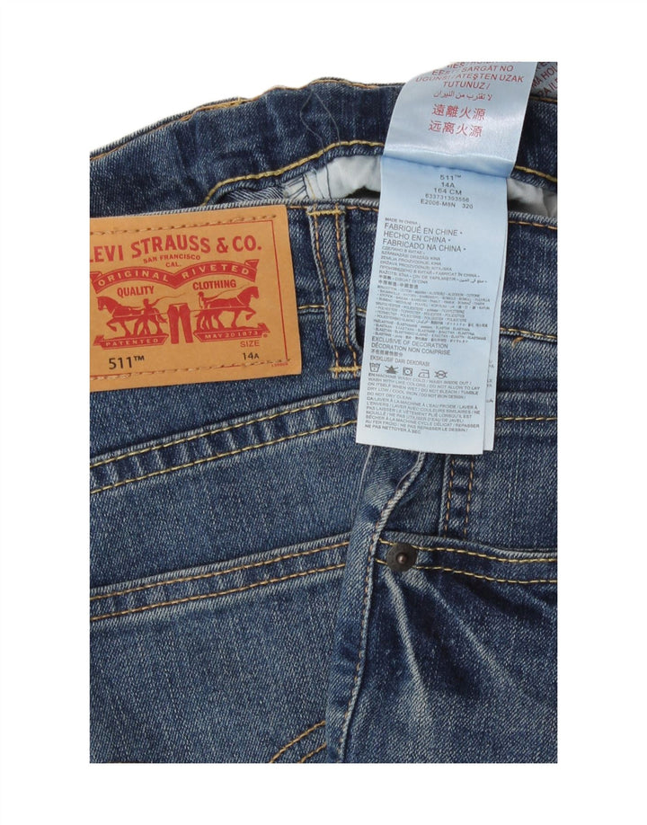 Levi's Garçon 511 Jean Slim 13-14 ans W28 L30 Bleu