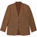 Formtreu Veste blazer 2 boutons pour homme IT 52 XL Laine vierge marron
