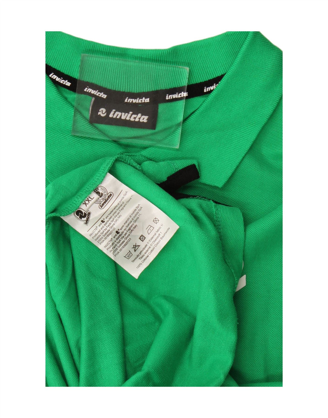 INVICTA Polo graphique homme 2XL vert coton