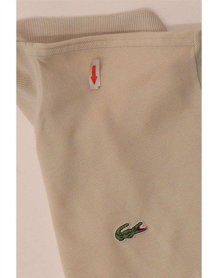 Lacoste Polo Homme Taille 4 Moyen Blanc Cassé Coton