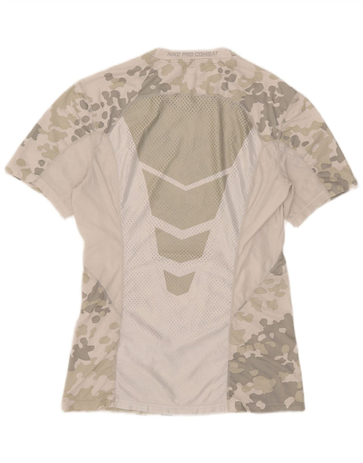 Nike Hommes Dri Fit Graphic T-Shirt Haut Large Gris Camouflage Polyester