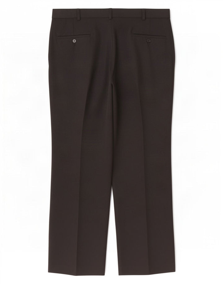 Farah Pantalon de costume pour homme W36 L30 Noir Polyester