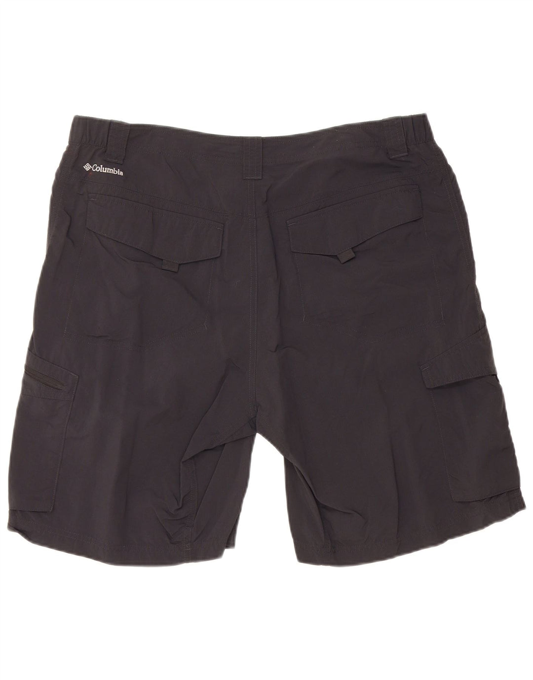 COLUMBIA Short cargo Omni-Shade W36 pour homme en nylon noir Taille L