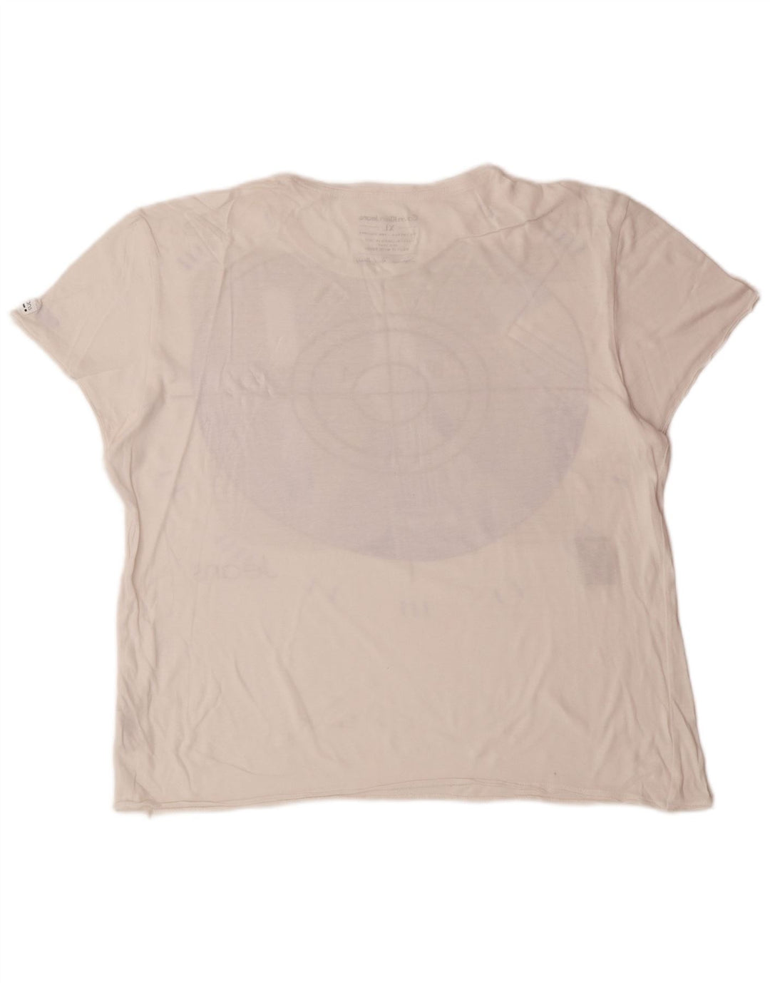CALVIN KLEIN JEANS T-Shirt Graphique Femme UK 18 XL Coton Blanc
