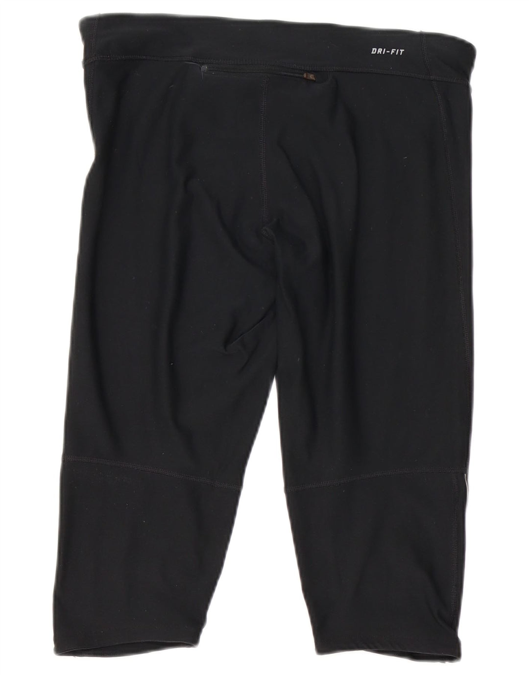 Nike Legging Capri Dri Fit pour femme UK 14 Large Noir Polyester