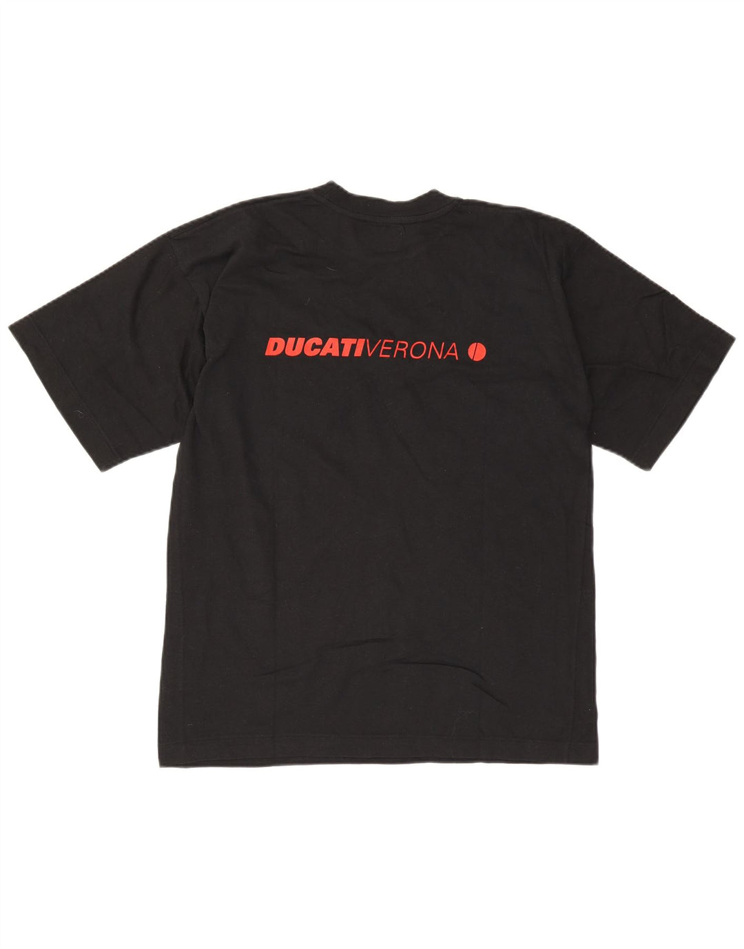 Ducati T-shirt graphique pour homme en coton noir moyen
