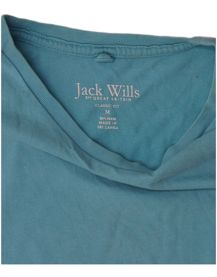 Jack Wills T-shirt coupe classique pour homme en coton bleu moyen